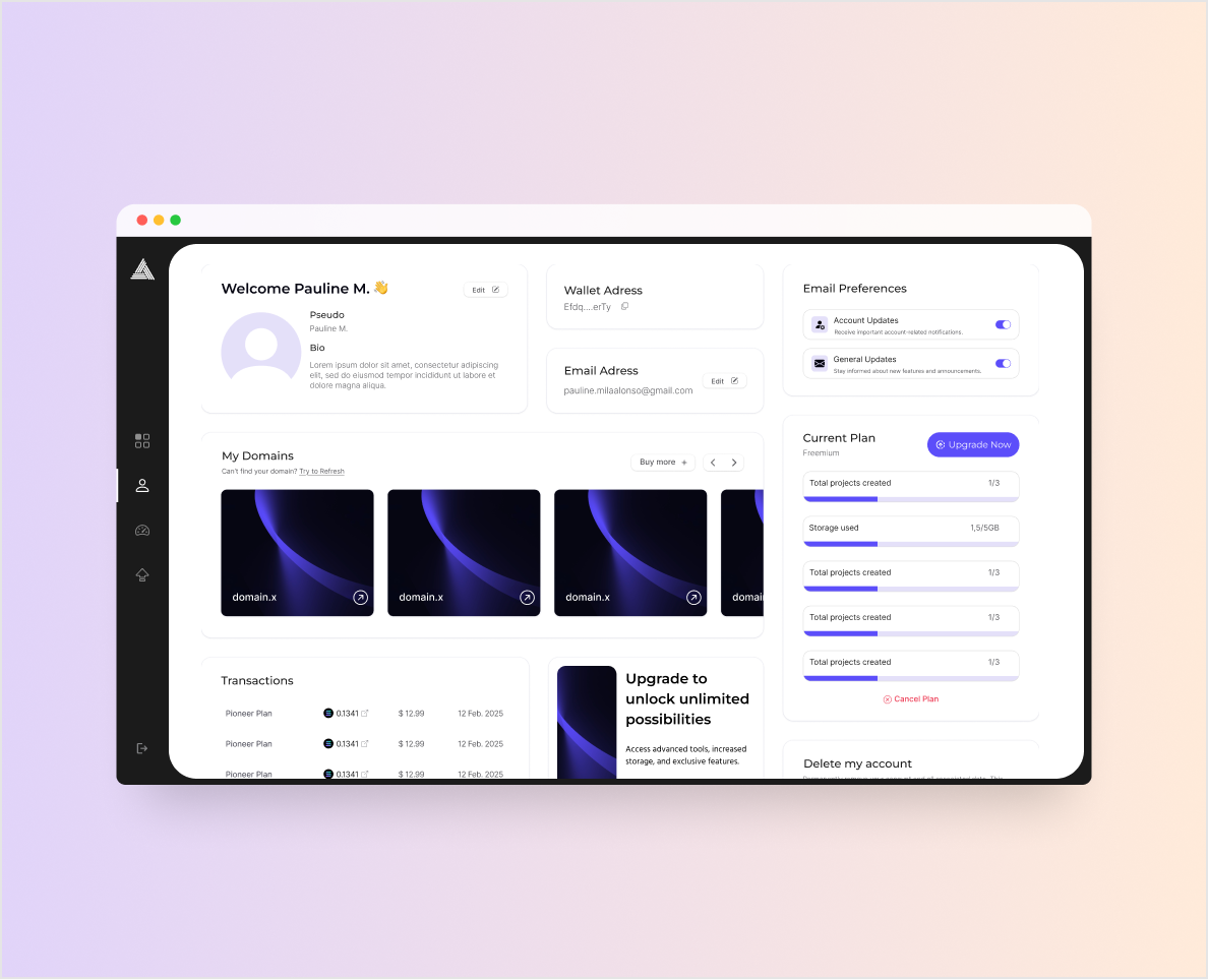 dAppzy WebApp